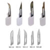 A small scalpel knife set.