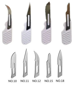 A small scalpel knife set.
