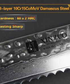 Professional Damascus Steel Kitchen Bread Knife [KW=-Bread Knife-] 2