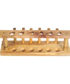 Science Laboratory Wooden Test Tube Holder Test Tube Rack [KW=-Test Tube Rack-] 1
