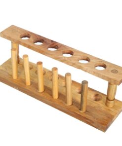 Science Laboratory Wooden Test Tube Holder Test Tube Rack [KW=-Test Tube Rack-] 6