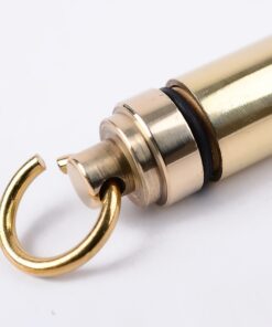 Sealed Brass Bottle Small Waterproof Match Container [KW=-Waterproof Match Container-] 1