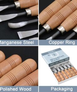 Wood Carving Tool Set Woodworking Chisel Set [KW=-Woodworking Chisel Set-] 5